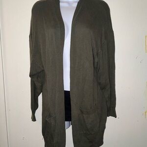 Express Olive Women's Cardigan